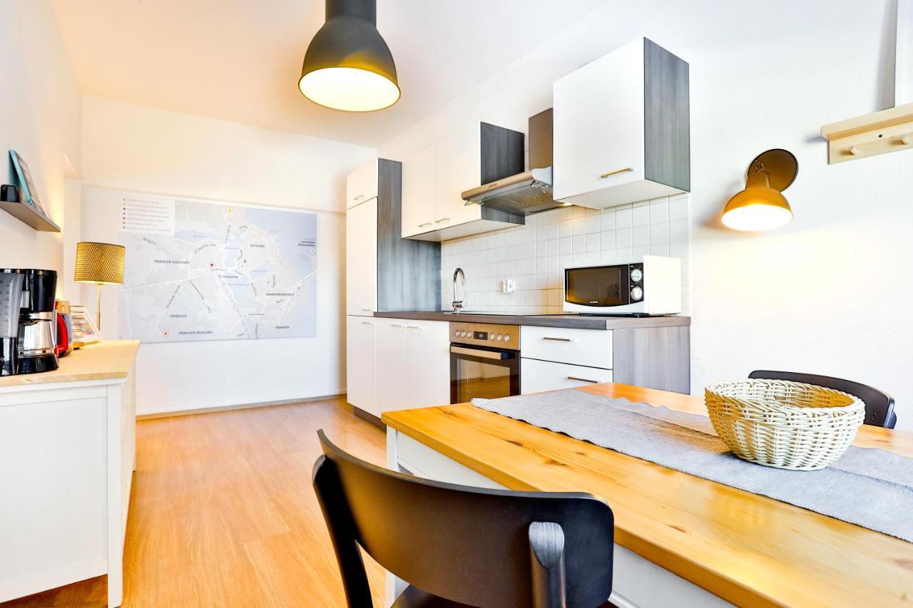 שטראלסונד Apartments Am Bahnhof מראה חיצוני תמונה