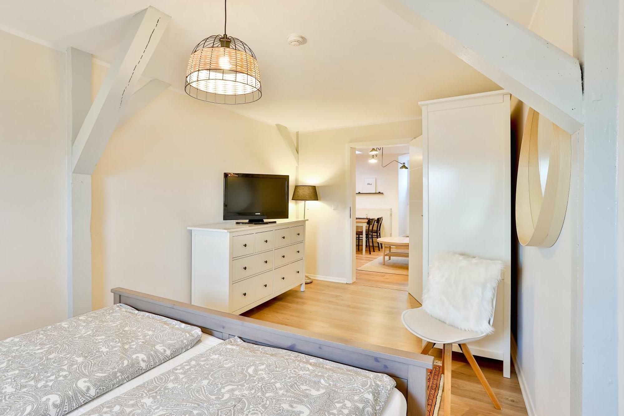 שטראלסונד Apartments Am Bahnhof חדר תמונה