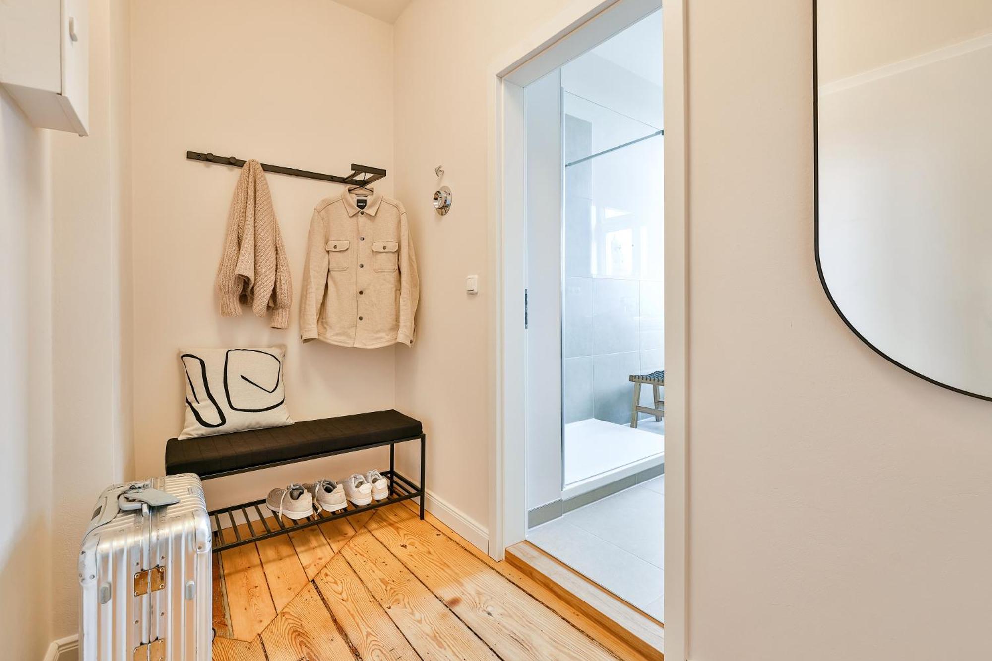 שטראלסונד Apartments Am Bahnhof חדר תמונה